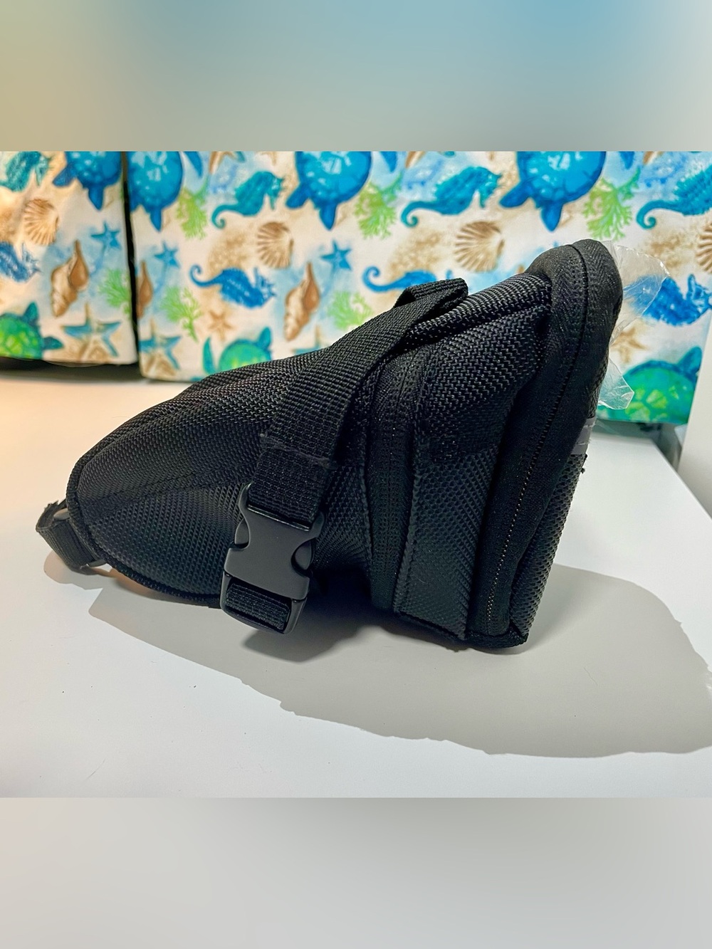 NWT Black bicycle saddle bag by B-SOUL